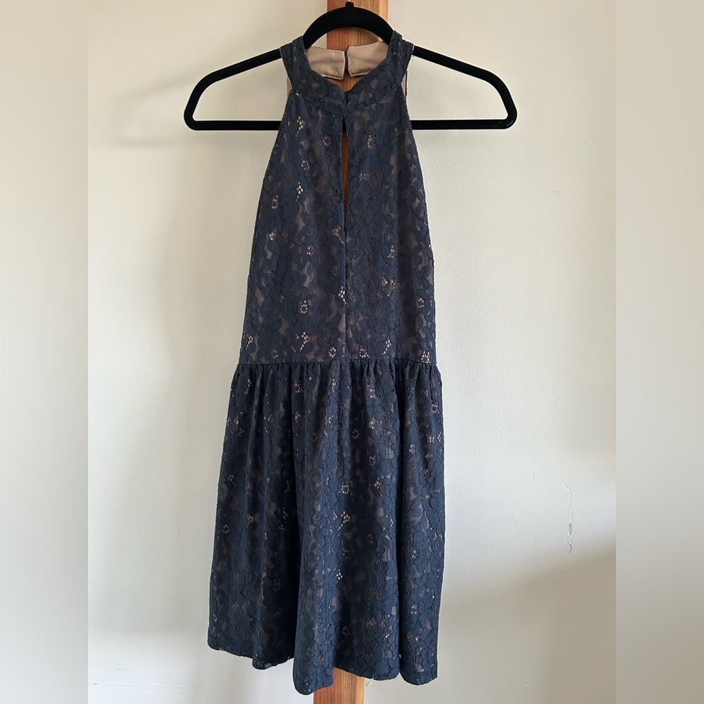 J.O.A. Navy Lace Dress Size L